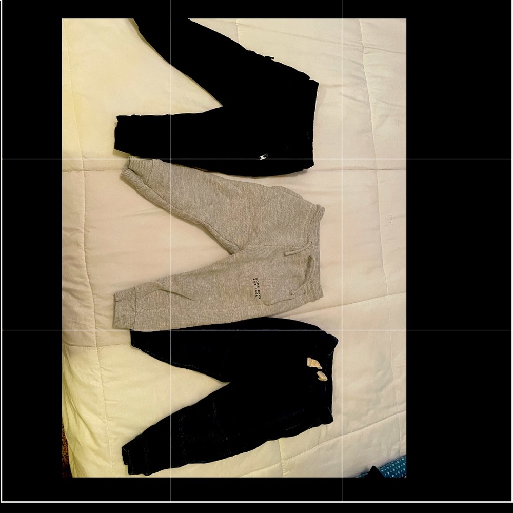 3 Zara toddler joggers